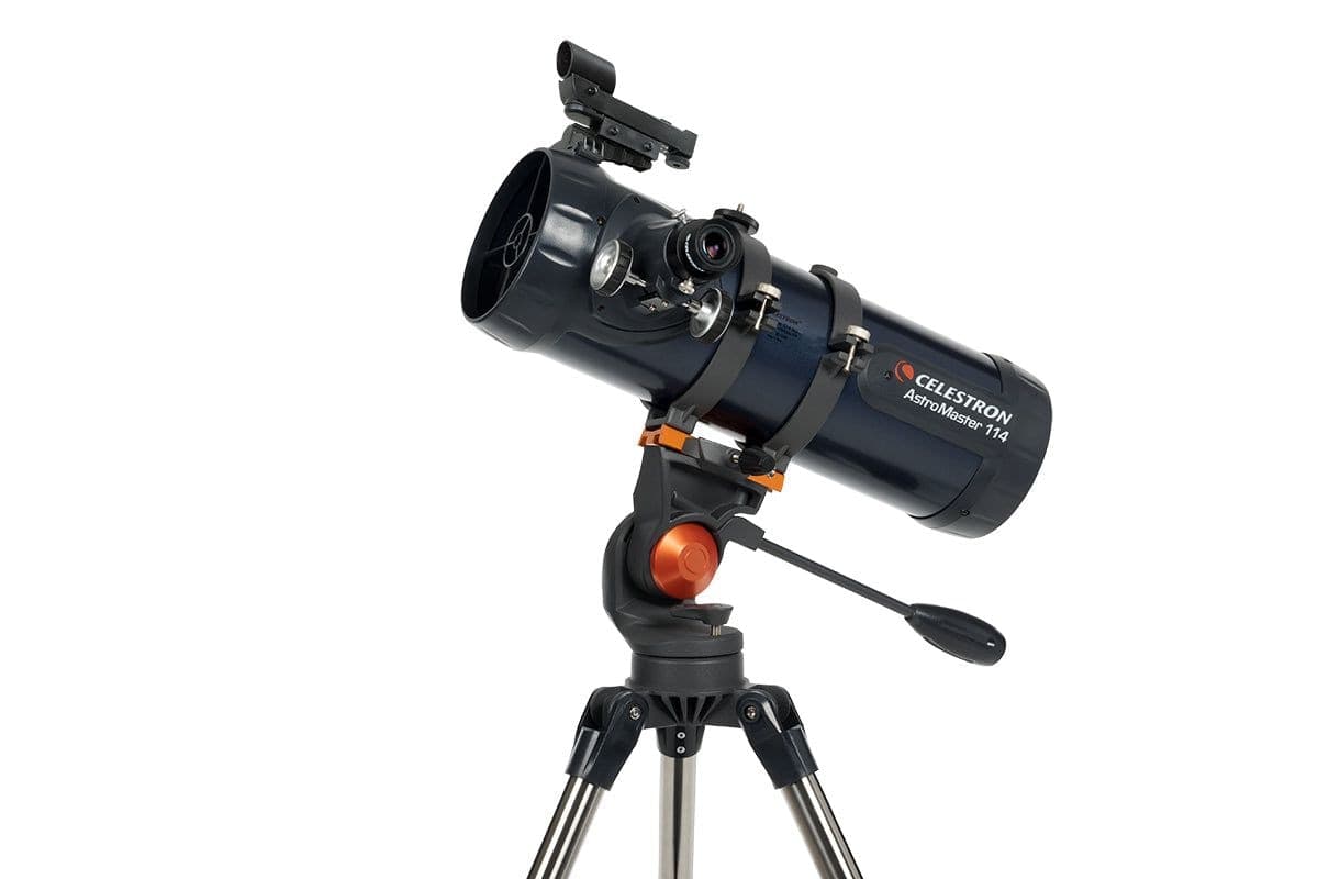 Celestron AstroMaster 114AZ Reflector Telescope, 4.4-in/114mm