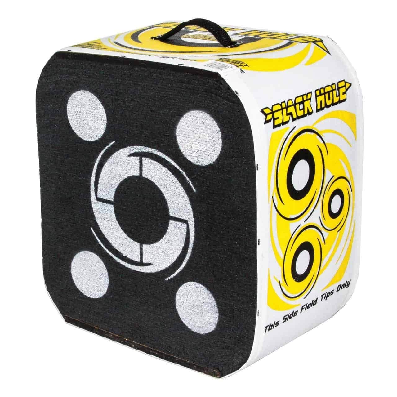 Black Hole Portable 4-Sided Foam Arrow Target Block for Bow Archery Practice, 18 x 16 x 11-in
