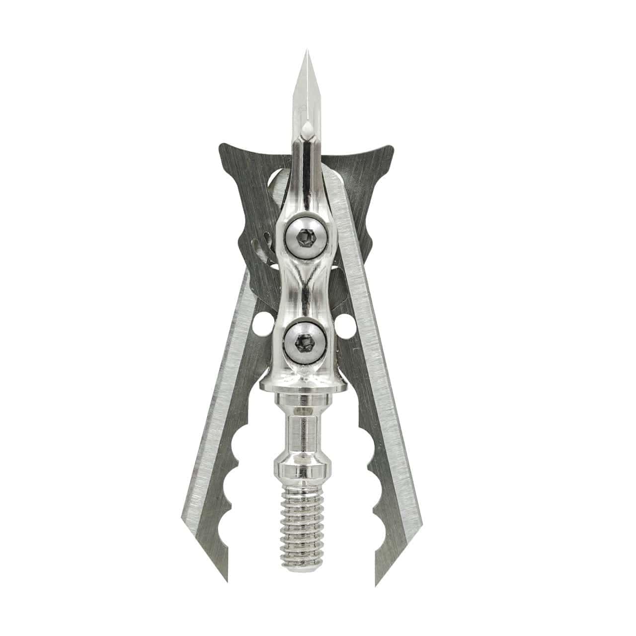 Rage Hypodermic Broadhead/Arrow Tip For Bow Archery, 100 Grain, Silver