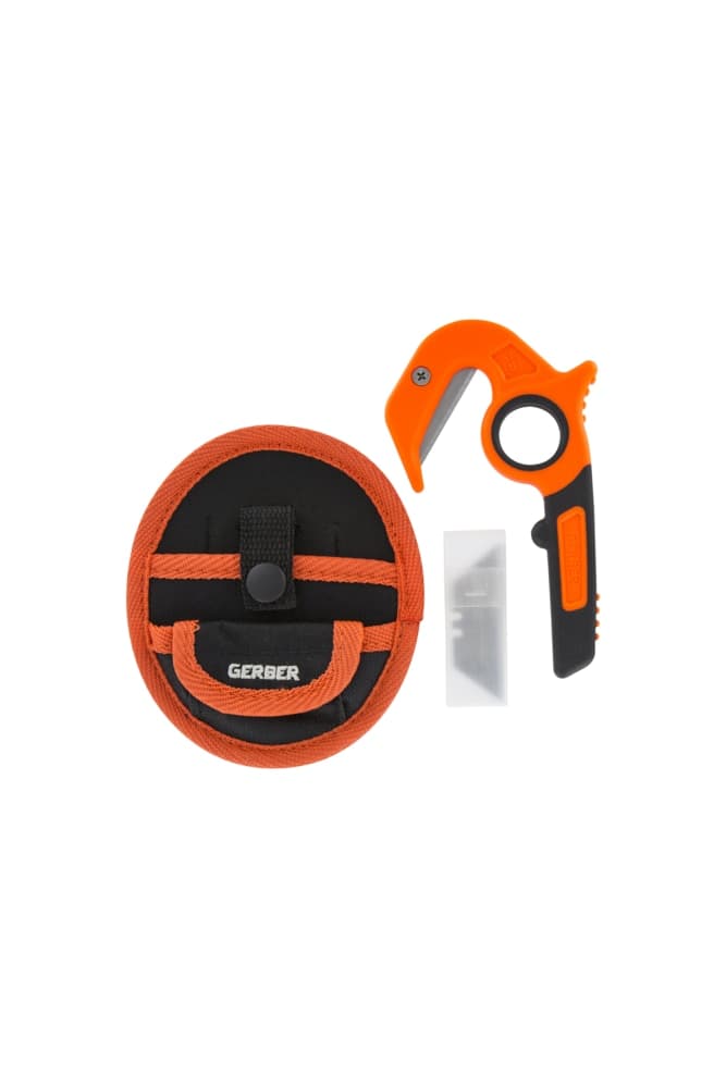 Gerber Vital Zip Knife w/ 2-Replacement Blades & Nylon Sheath, Orange