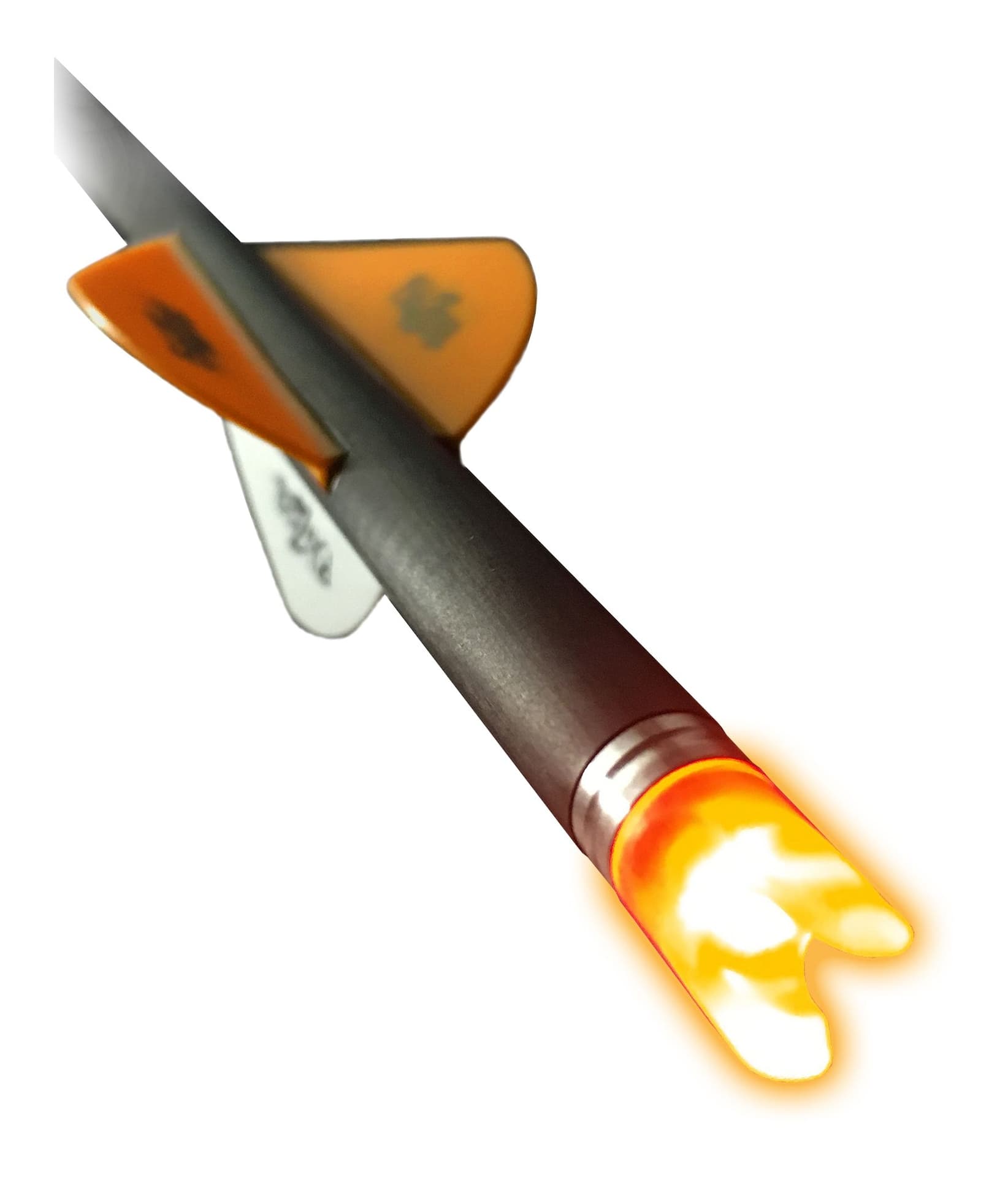 Ravin Hunting Crossbow Arrows w/ Lighted Nocks & 100 Grain Field Tips/Broadheads, Orange, 3-pk