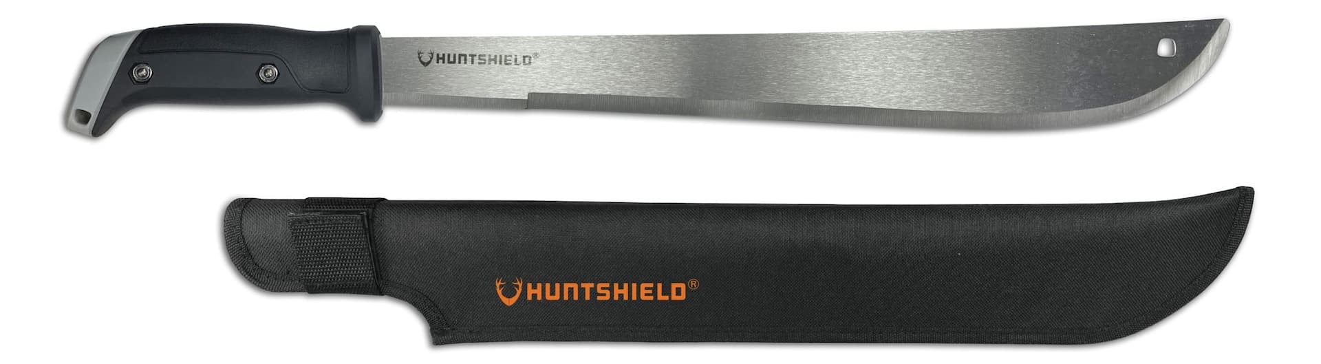 Huntshield Machete with Nylon Carry Case, 18-in