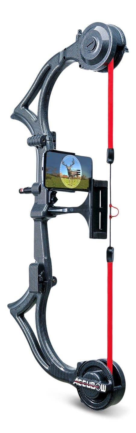 Accubow 2.0 Ambidextrous Archery/Bowhunting Practice System, Carbon Fiber, Black