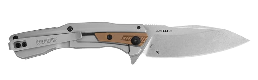 Kershaw Endgame Folding Pocket Knife, Boxed, Steel, 3.25-in, Silver Colour
