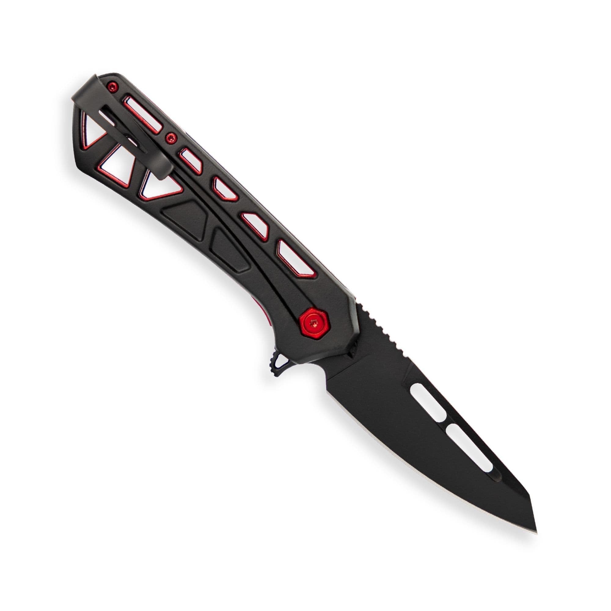Buck Trace Ops Black & Red Pocket Knife