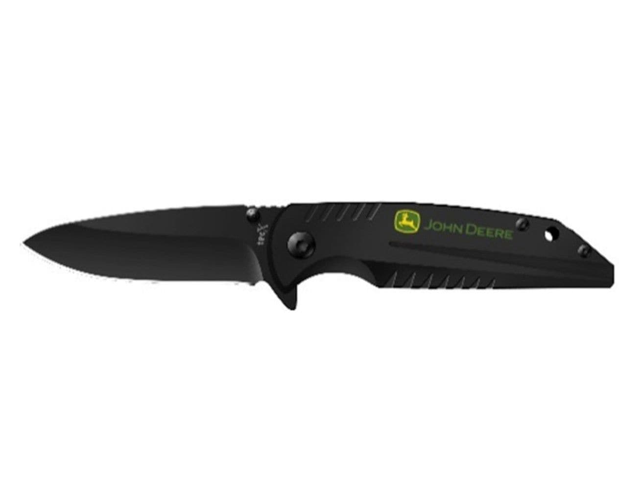 John Deere Knife Tin Gift Set with Bonus Sharpener