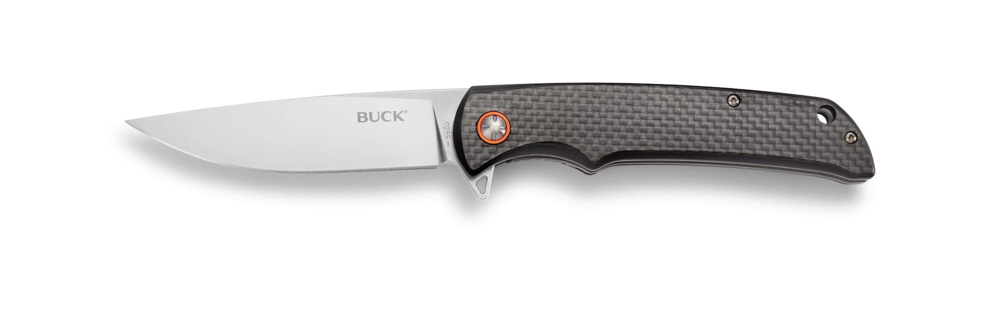 Buck Haxby Compact Folding Knife with Carbon Fibre Handle