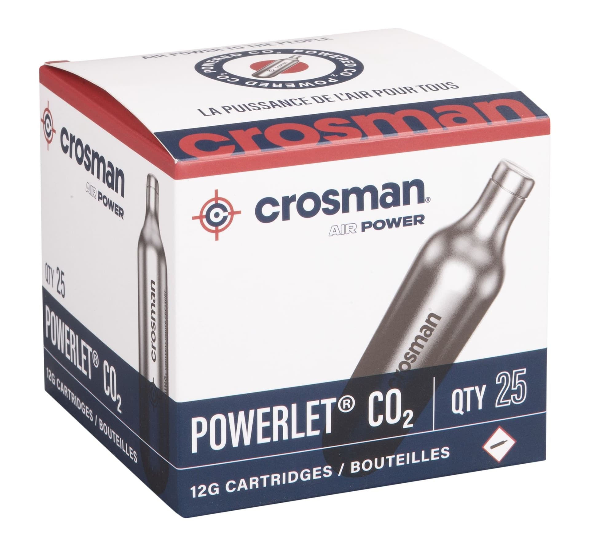 NorthernAer Rust-Resistant 12g CO2 Cylinders for all NorthernAer Gas Guns, 25-pack