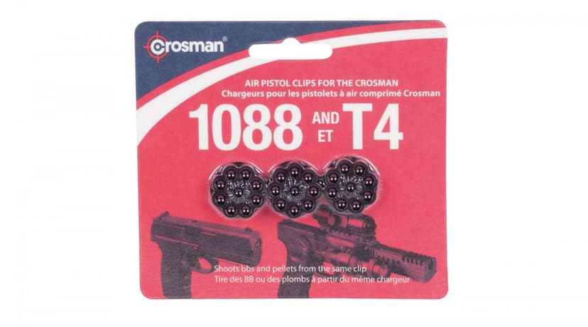 Crosman® 1088 & T4 Pistol Spare Magazines Incl. Three 8-pellet Cylinders