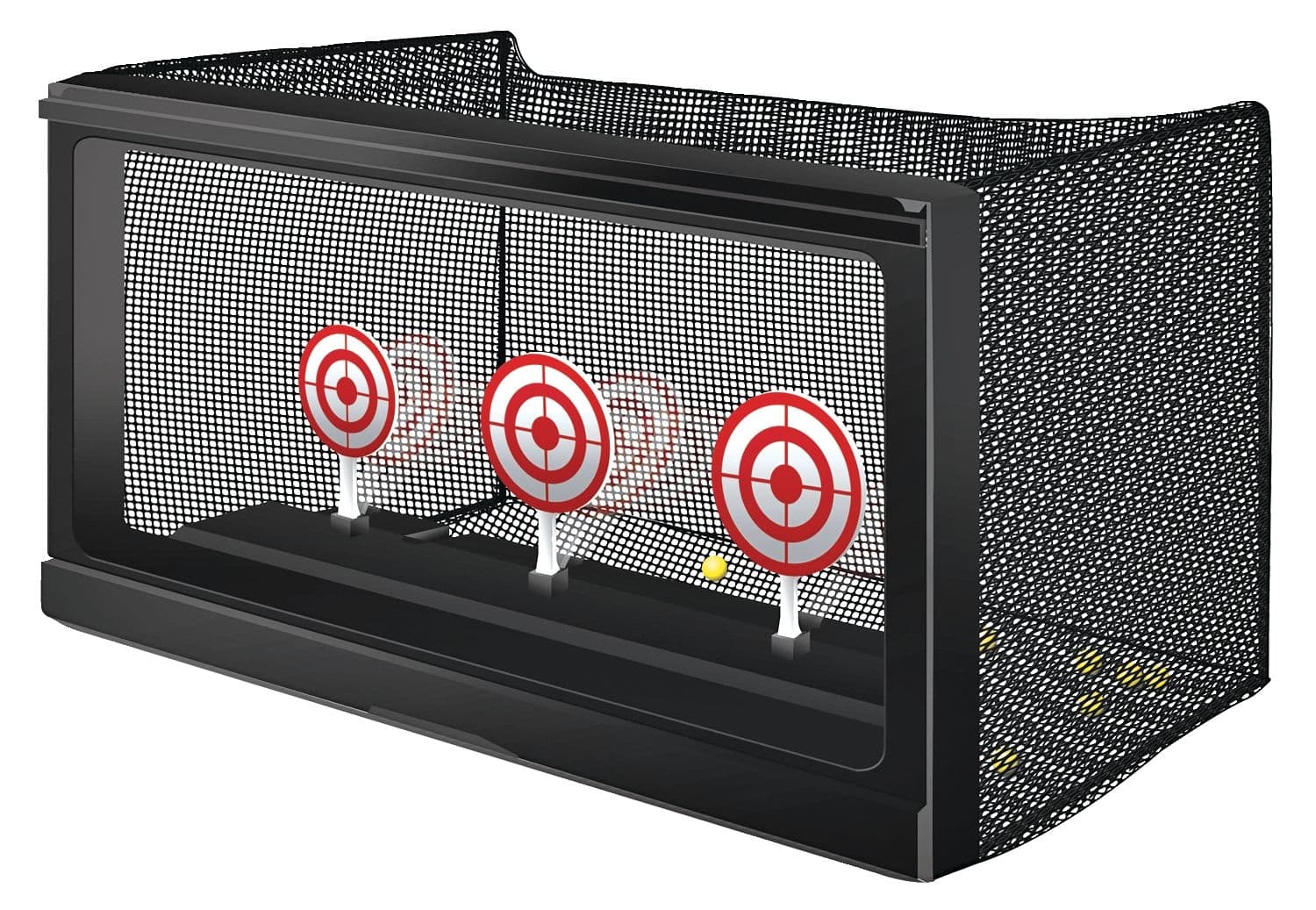Crosman® Auto-Reset Airsoft Targets with Removable Mesh Trap, Indoor Use