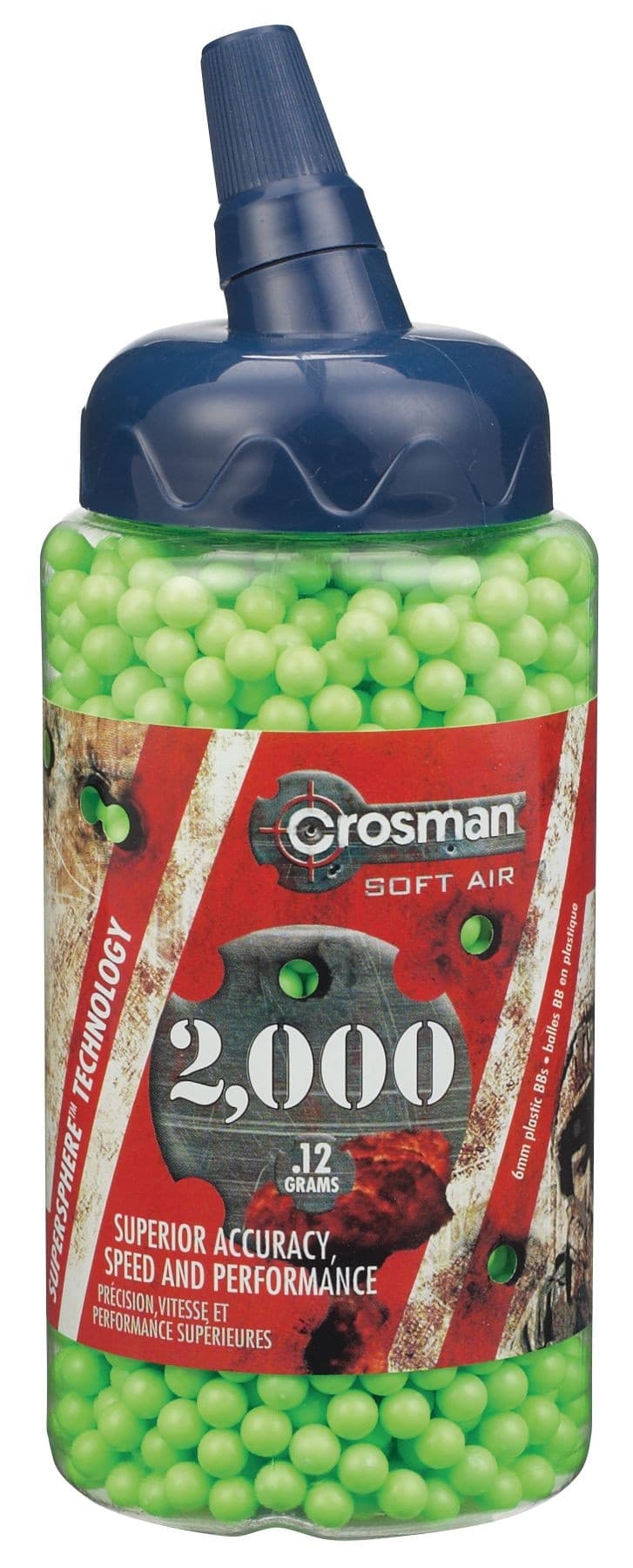 Crosman Airsoft BBs, 2000-ct