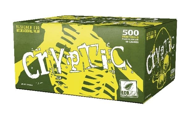 Zap Cryptic Environmentally Friendly Paintballs Fit All Paintball Markers, 500-ct