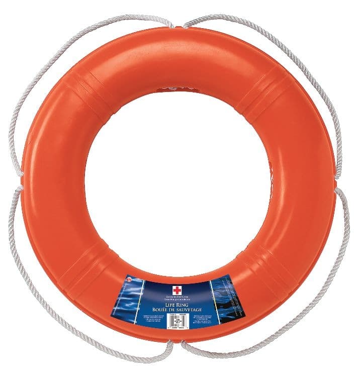 Dock Edge Dolphin™ Life Ring Buoy, Orange, 24-in (61 cm)