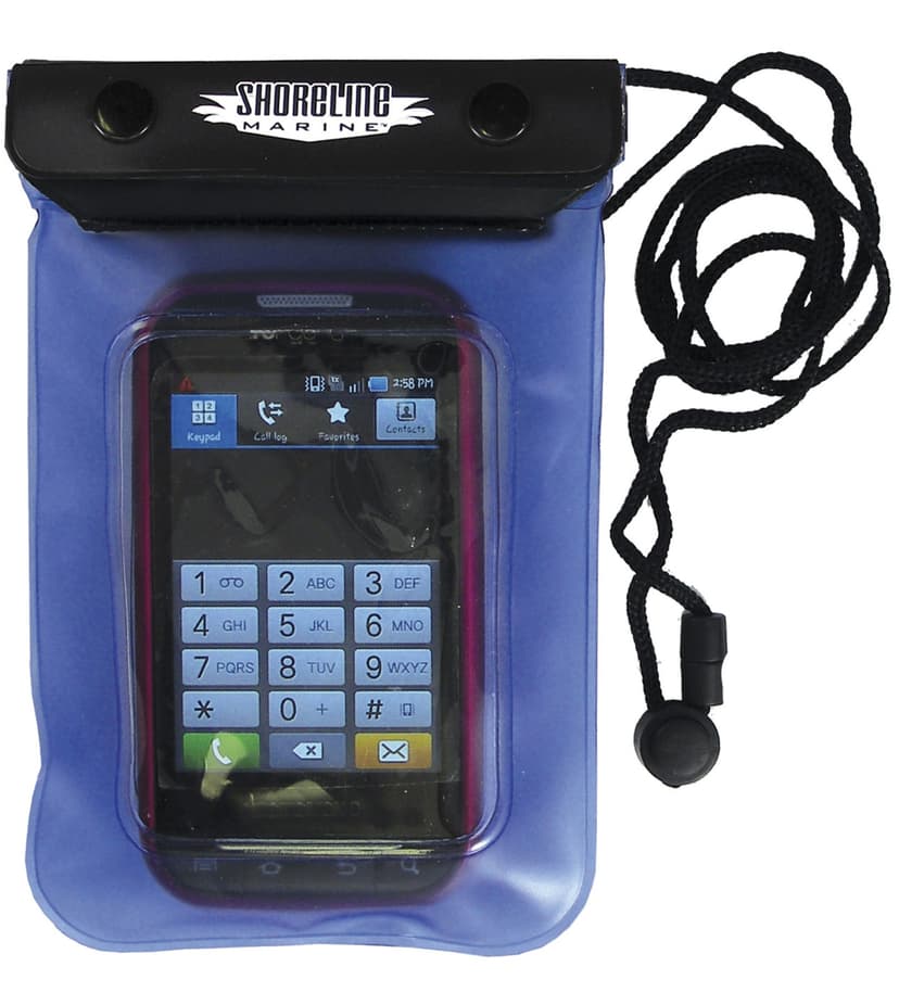 Shoreline Marine Phone Protector, Dry-Pack PDA & MP3 Cell Phone Case, Waterproof, 4-in x 6-in