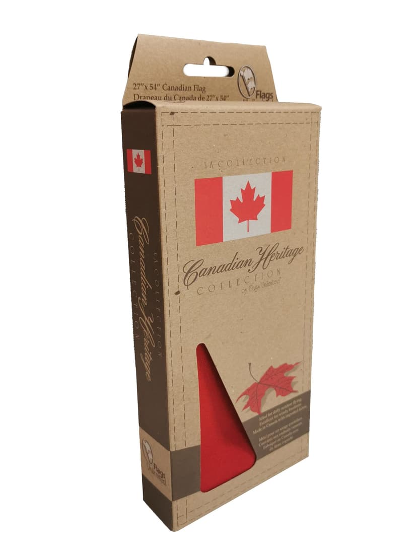 Heritage Collection Deluxe Canadian Flag, 27-in x 54-in