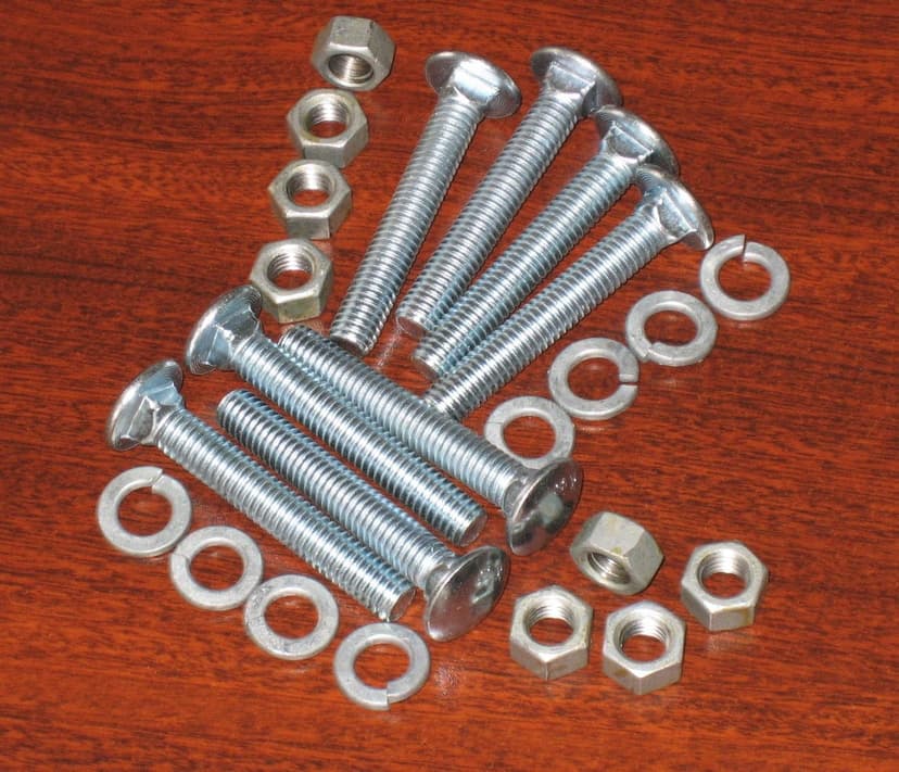Dock Edge Galvanized Steel Floating Dock Hardware Fasteners Set