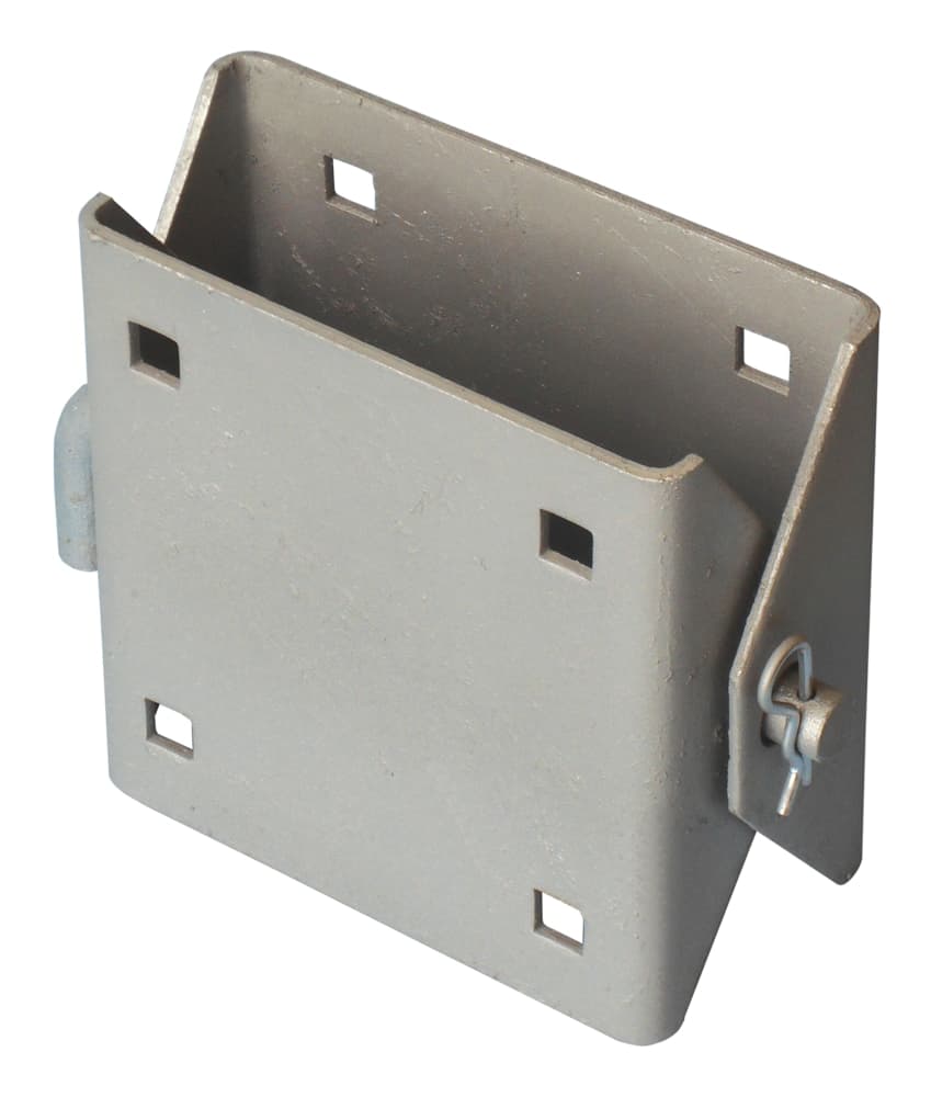 Dock Edge Stationary Galvanized Metal Dock Connector Hinge Kit, 1/8-in