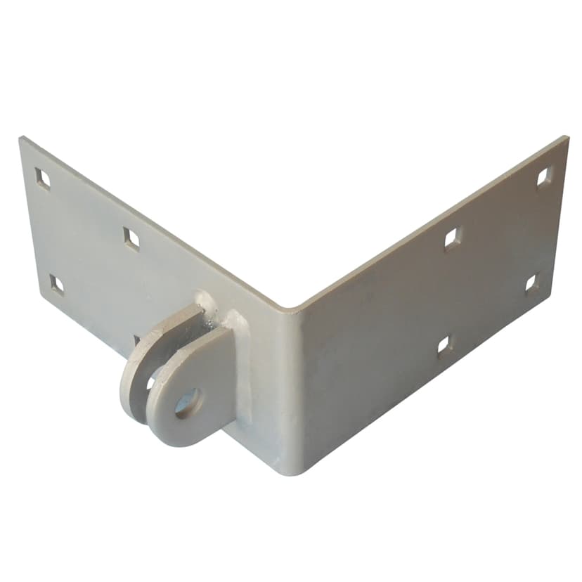 Dock Edge Galvanized Steel Female Corner Hinge, Outside 1/4