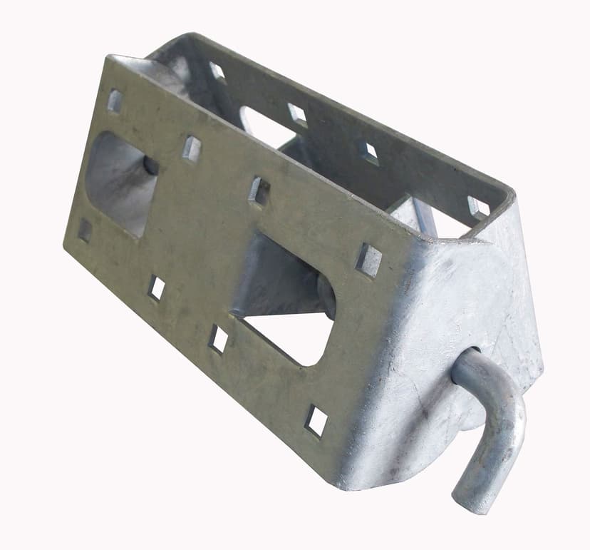 Dock Edge Heavy-Duty Galvanized Steel Connector Hinge, 1/4-in