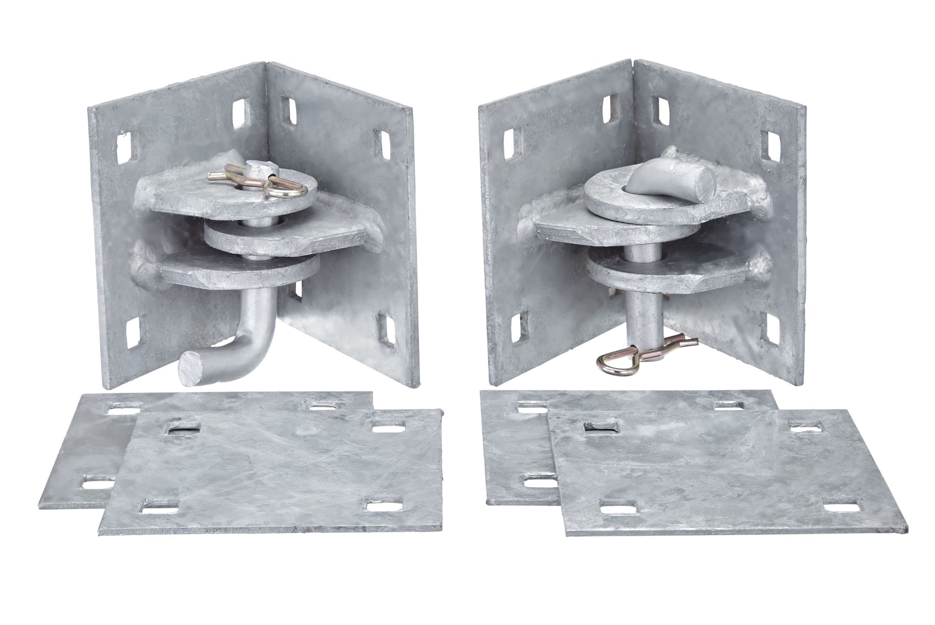 Dock Edge Heavy-Duty Galvanized Steel Floating Dock Connector Hinge Kit