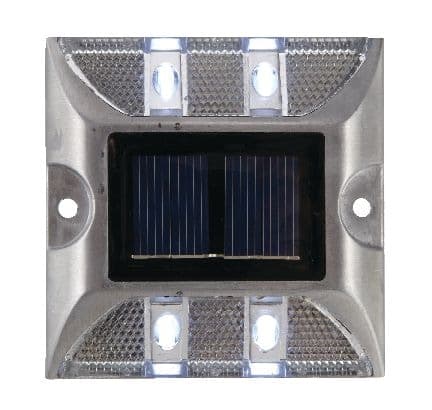 Dock Edge Aluminum Solar Dock Light, Rechargeable Batteries