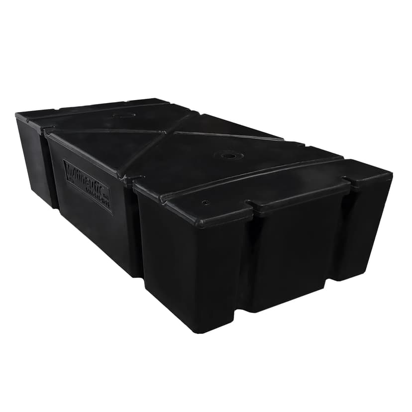 MultiNautic Hollow Dock Float 450-lb Buoyancy, 24 x 48 x 12-in