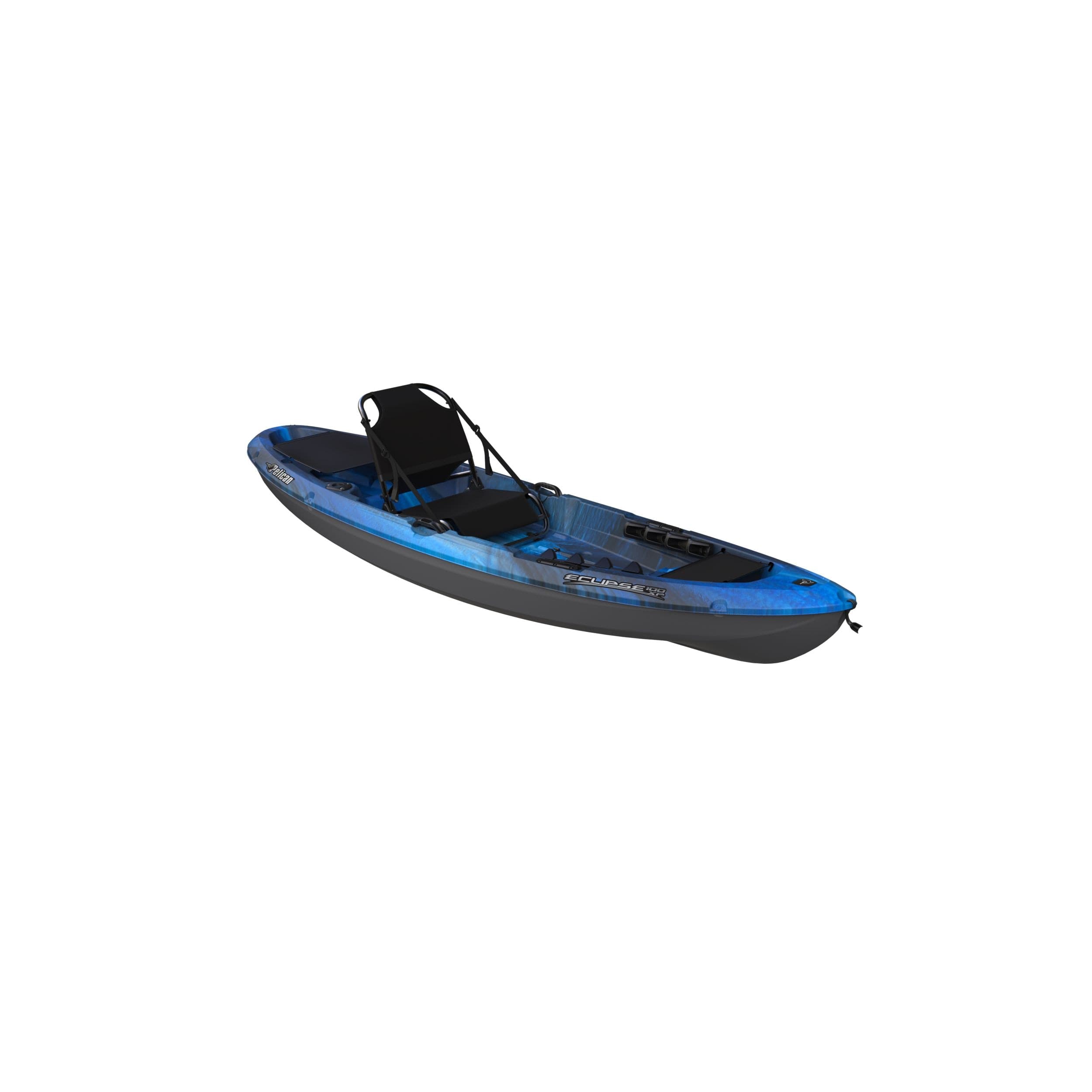 Pelican Eclipse 100XP Sit-In Kayak, 1-Person, Neptune/Magnetic Grey