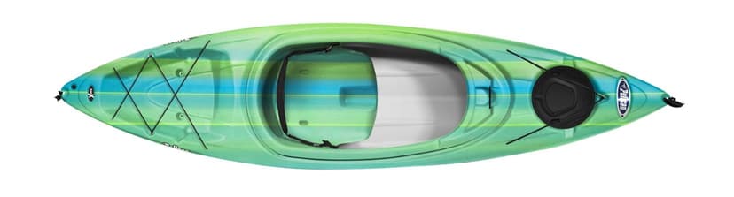 Pelican Sit-In Kayak, 1-Person, Teal/Green, 10-Ft