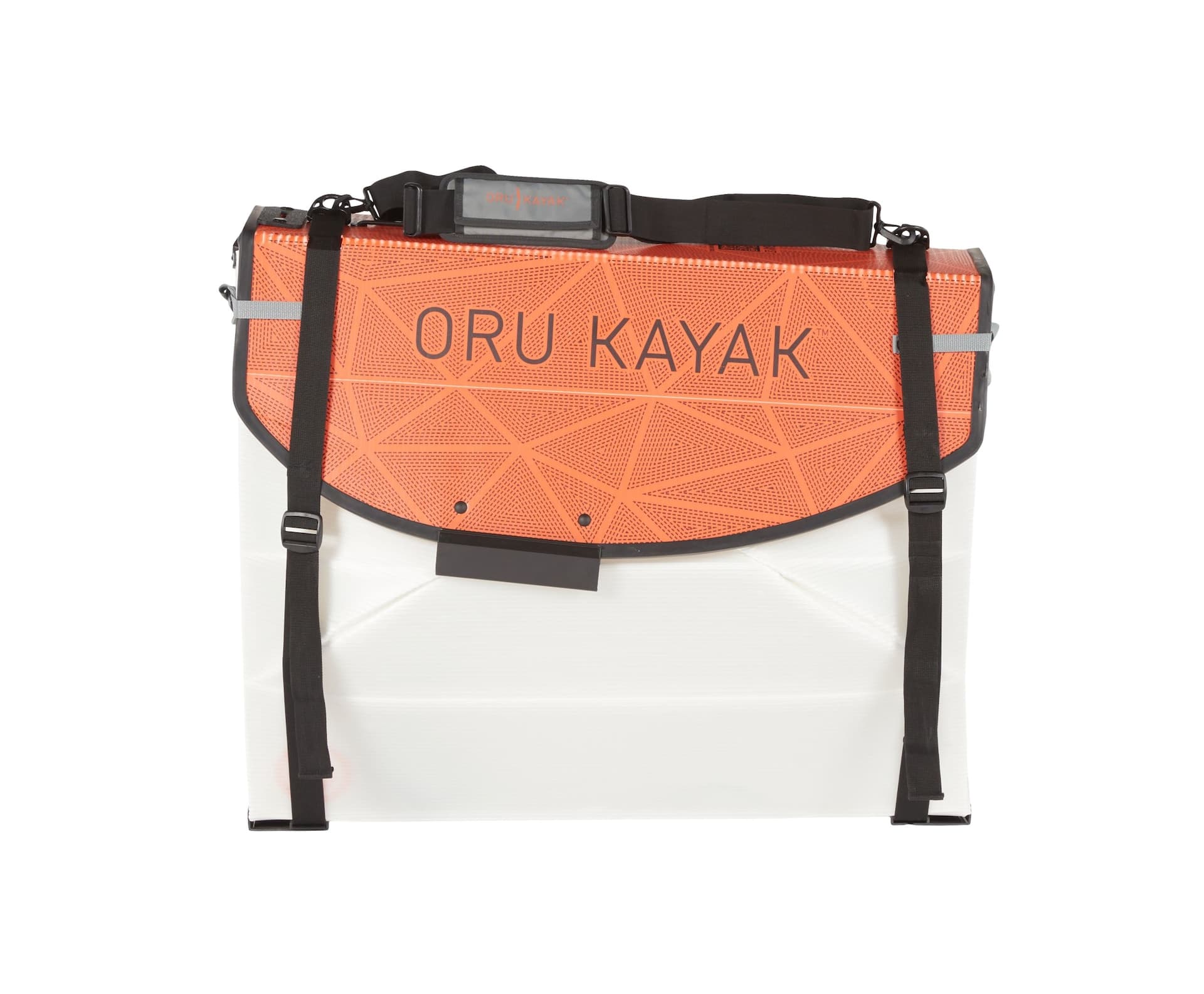 Oru Bay S Lightweight Compact Foldable Sit-In Kayak for Adults & Youth, 1-Person, White