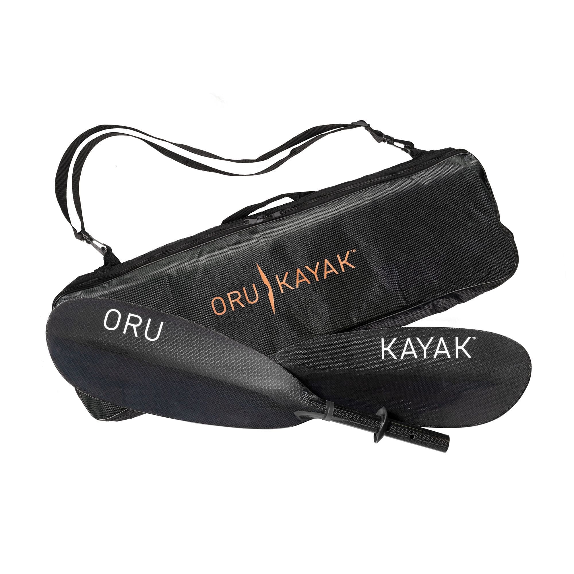 Oru Carbon Lightweight Kayak Paddle for Oru Portable Folding Kayaks, Adjustable, Black