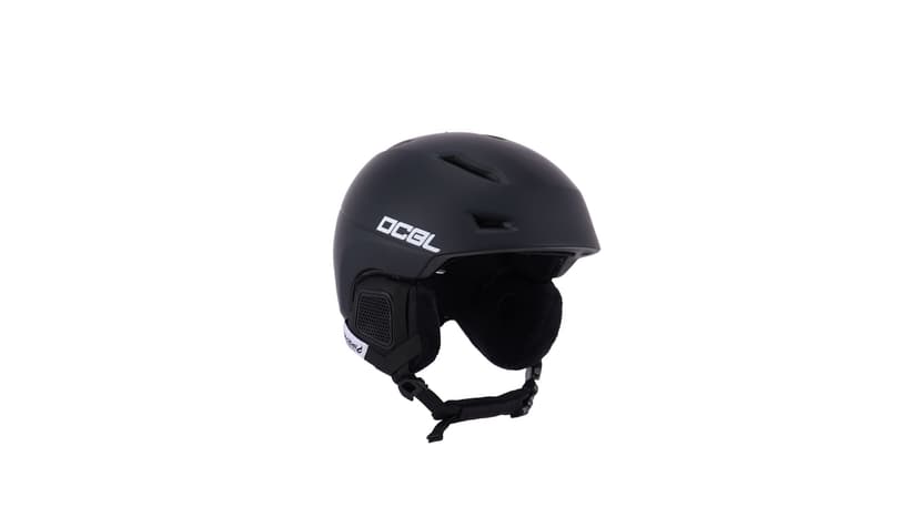 Decibel Adult Helmet, Removable Ear Flaps, Black