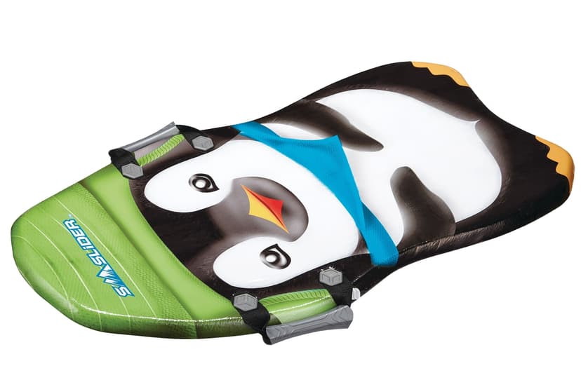 Snow Slider Kids' 1-Person Lightweight Foam Winter Snow Sled/Toboggan w/ Handles, Assorted