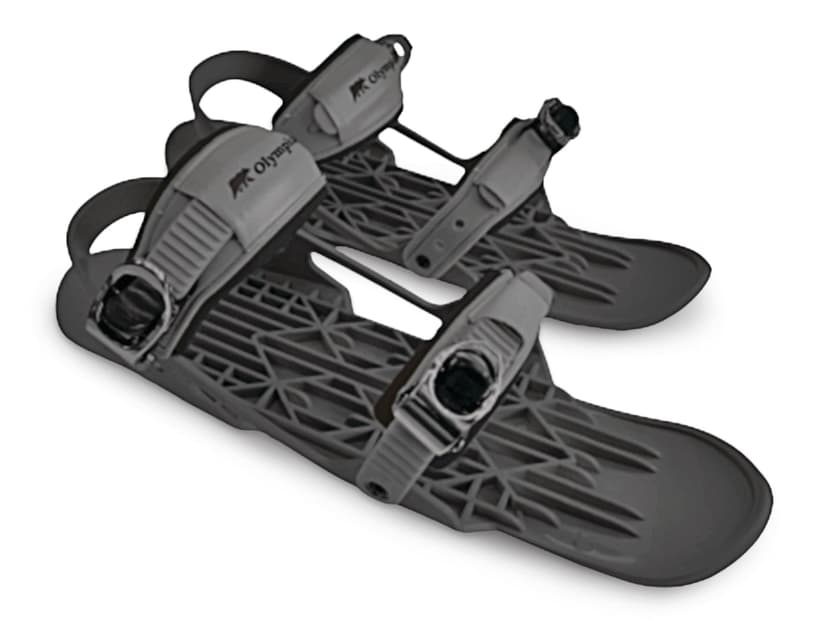 Olympia Adult Ski Snow Skates for Winter Shoes, Black, One Size