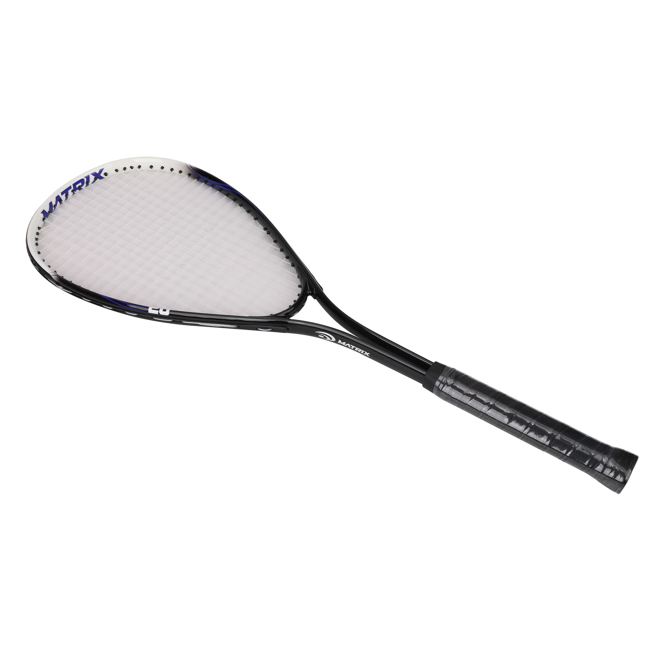 Matrix Impact 20 Aluminum Squash Racquet/Racket w/ Soft Grip, Black/Grey, 26-in