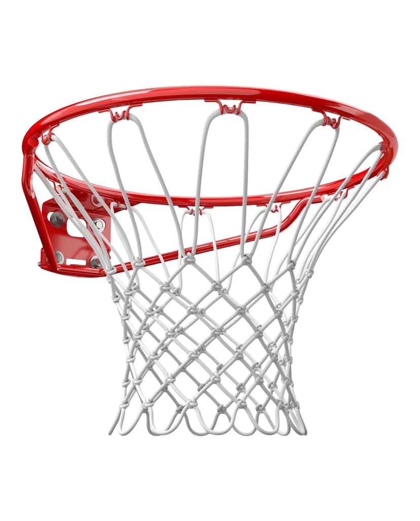 Spalding Standard Steel Basketball Replacement Rim w/ All-Weather Net & Mounting Hardware