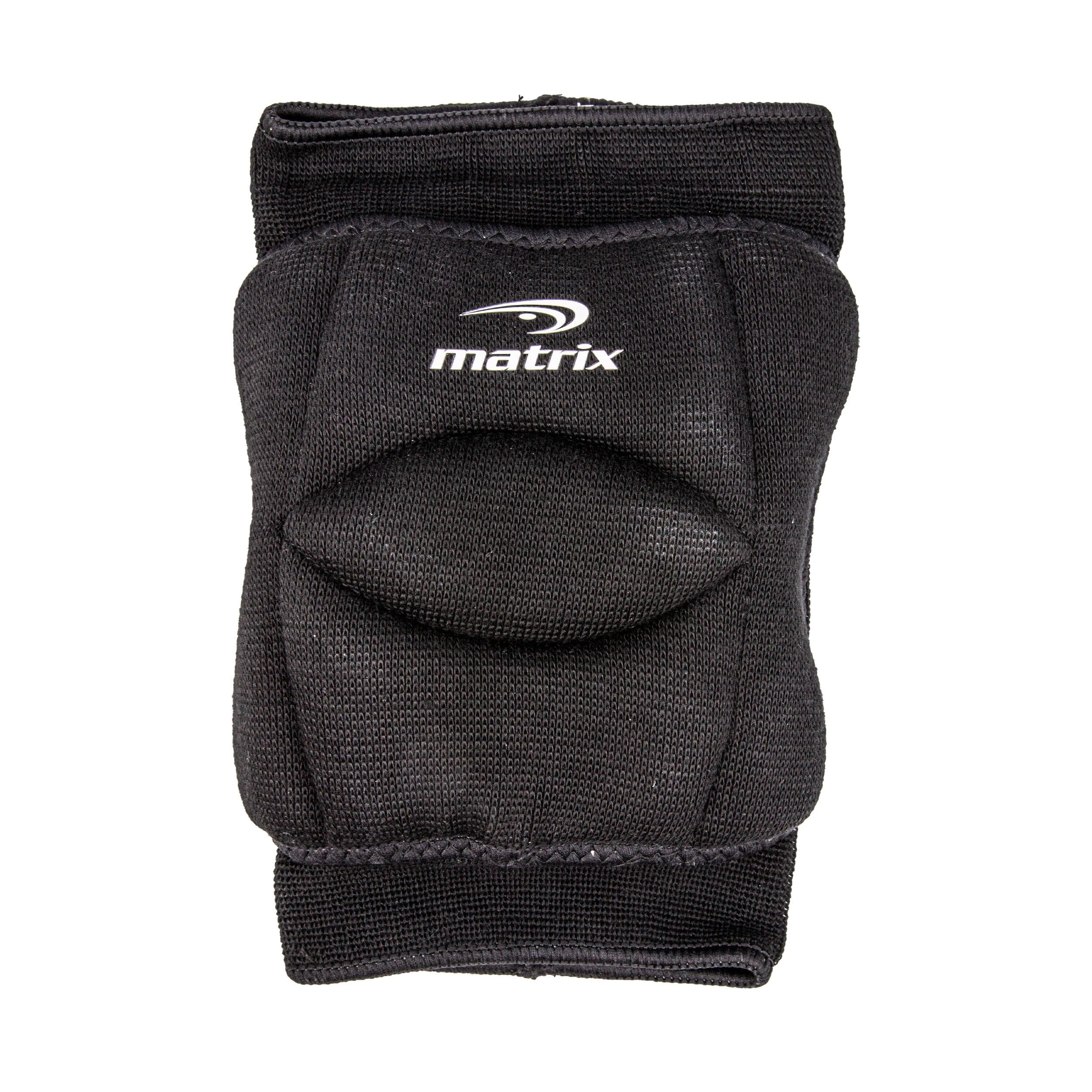 Matrix Men's/Women's Unisex Protective Volleyball Knee Pads, Black