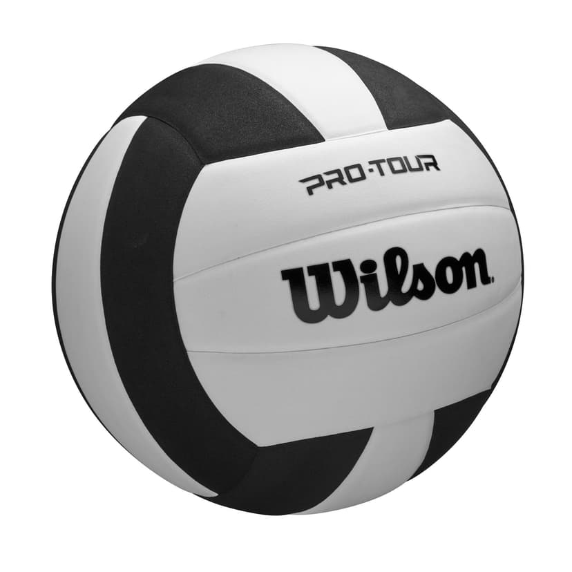 Wilson Pro-Tour Indoor Volleyball, White/Black, Official Size