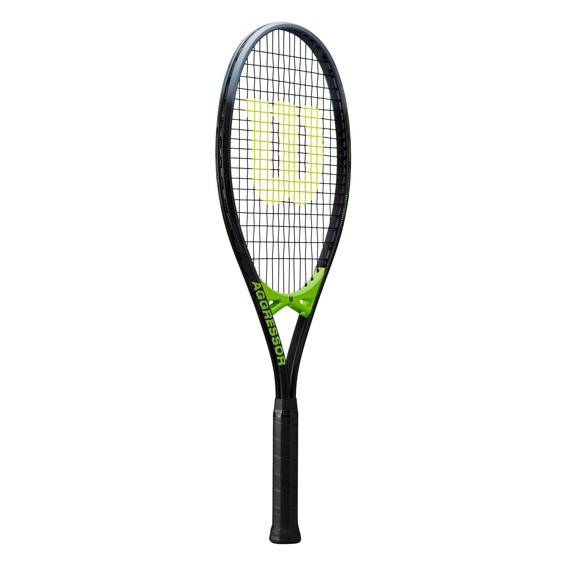 Wilson Aggressor Airlite Alloy Adult Tennis Racquet, Black/Green
