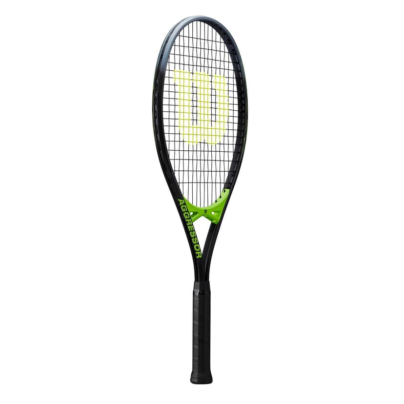Wilson Aggressor Airlite Alloy Adult Tennis Racquet, Black/Green