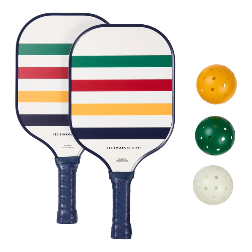 Hudson's Bay Stripes Pickleball Set, Multi-Coloured