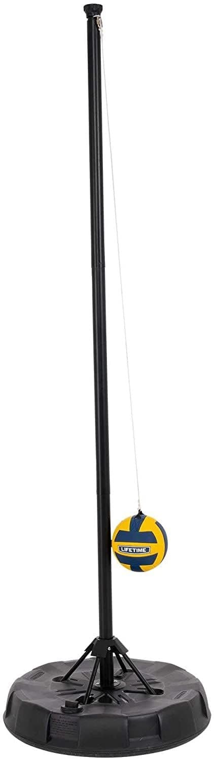 Lifetime Portable Heavy-Duty Tetherball Set w/ Pole, Base, Cord, Ball, Needle & Air Pump , Ages 4+