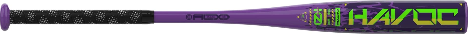 Easton Havoc Alloy USA Baseball Bat, Youth (7-13), Purple, -10 Drop, 29-in (73.6 cm)
