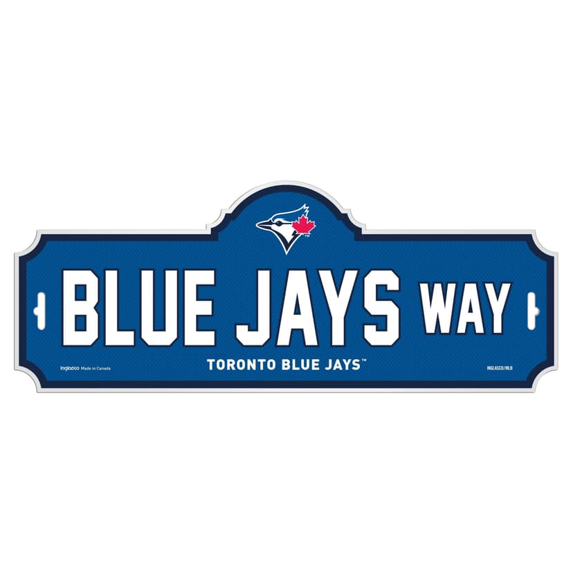 Toronto Blue Jays Way Street Sign For MLB Baseball Fans/Collectors, 4-in x 15-in