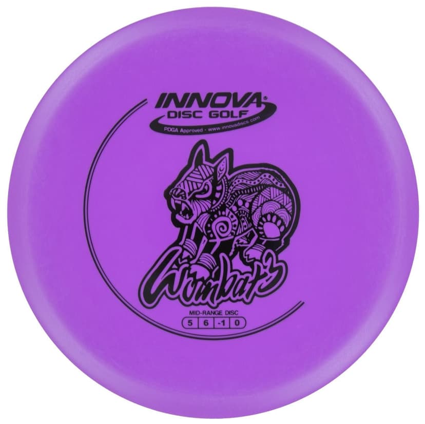 Innova Disc Golf DX Wombat3 Mid-Range Disc, DX Plastic, Speed 5, Assorted Colours