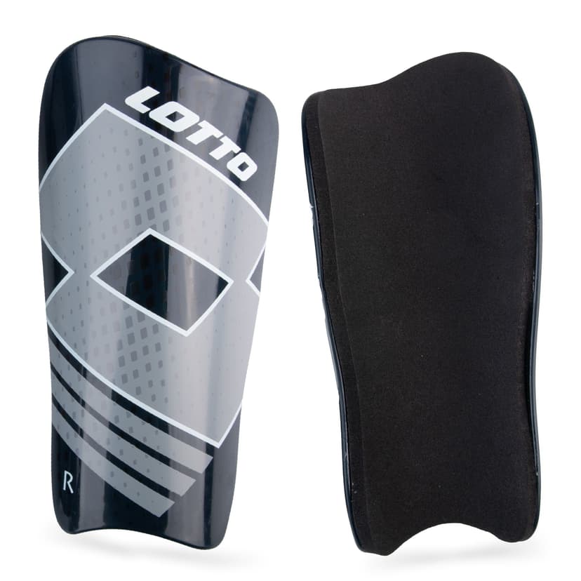 Lotto Sleeve Shin Guards, Black, Suitable for 5-13 years, Junior