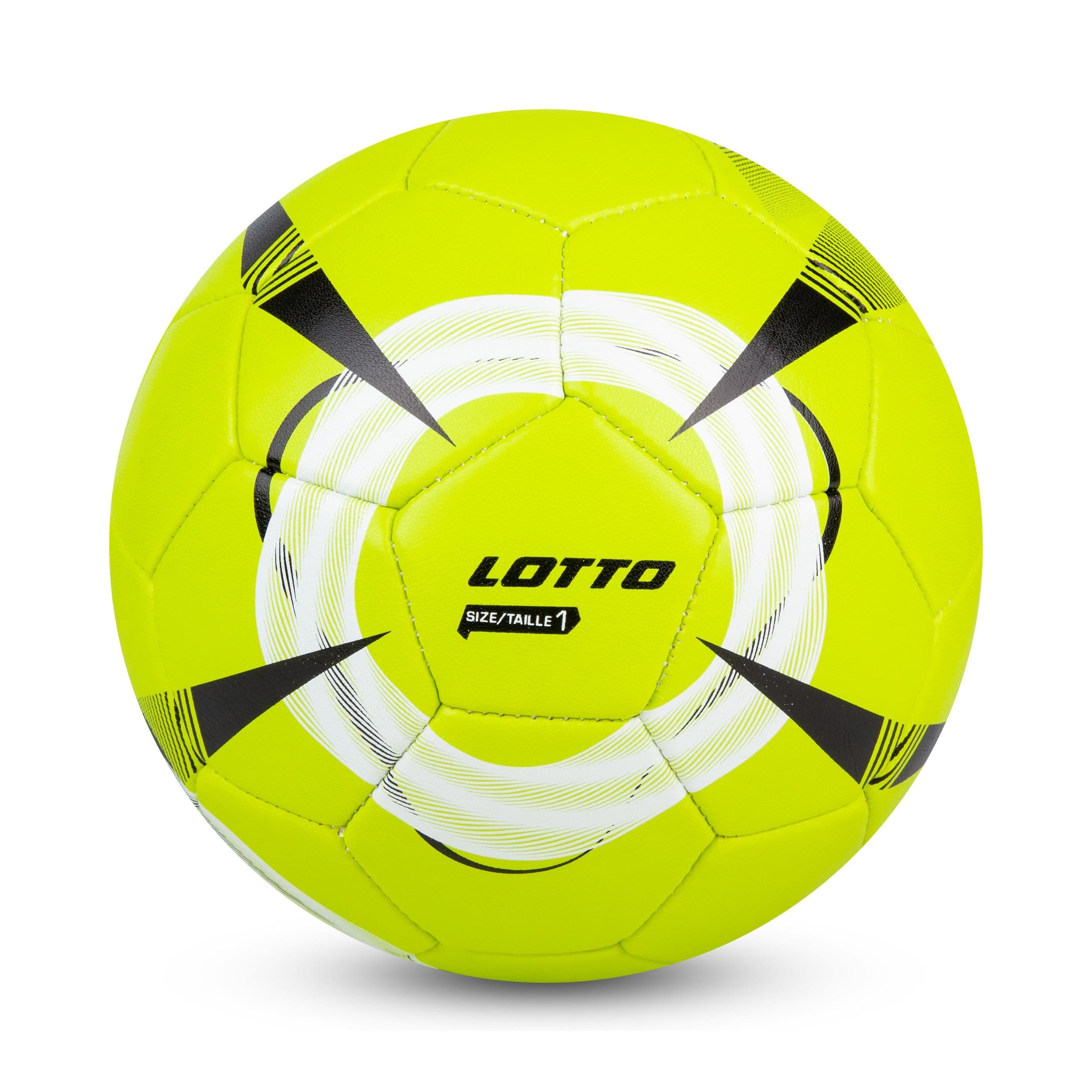 Lotto Machine Stitched Soccer Ball for Kids/Toddlers, Yellow, Size 1