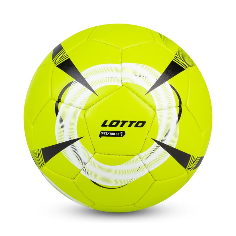 Lotto Machine Stitched Soccer Ball for Kids/Toddlers, Yellow, Size 1
