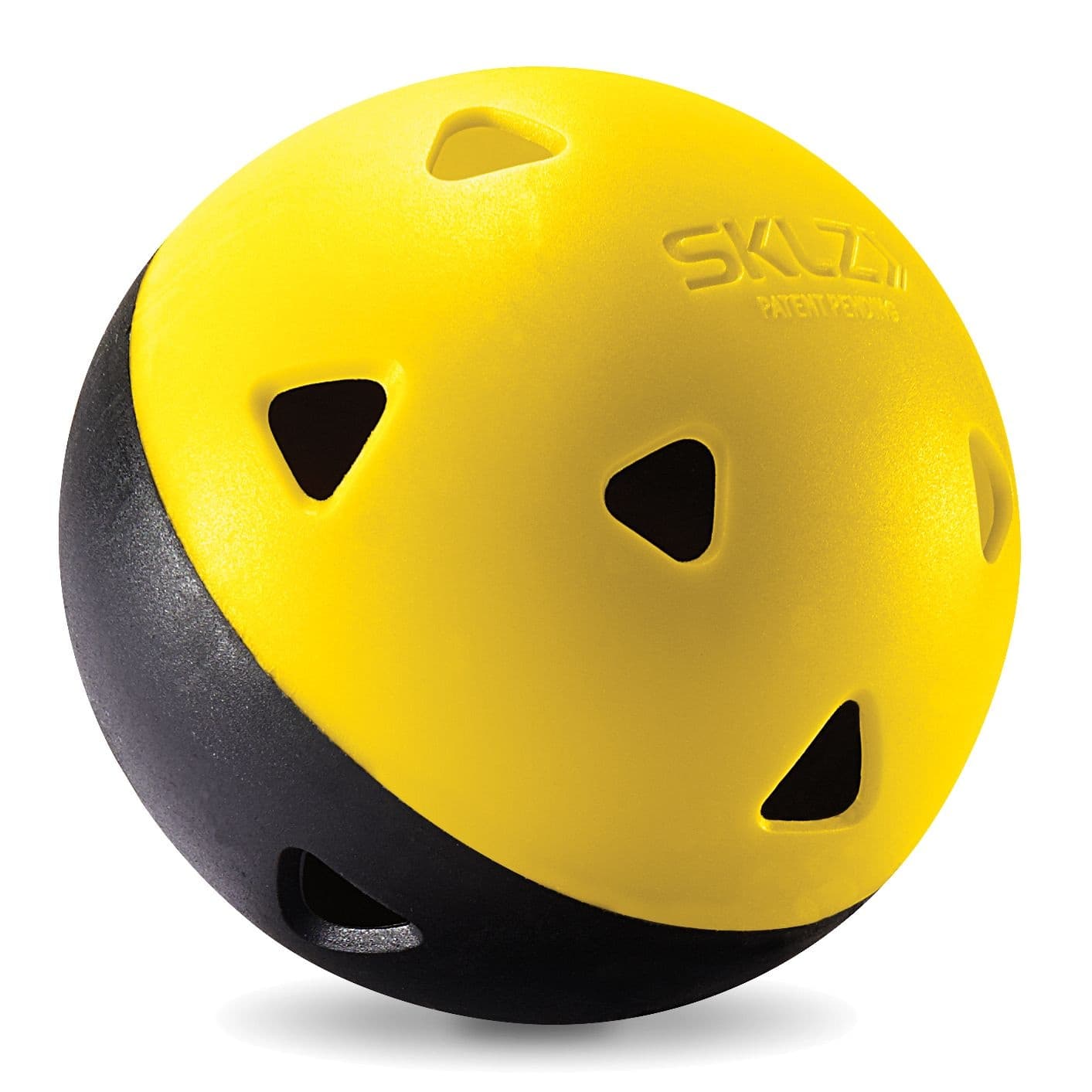 SKLZ Impact Practice Heavy-Duty Limited-Flight Training Softball, Yellow/Black, 8-pk