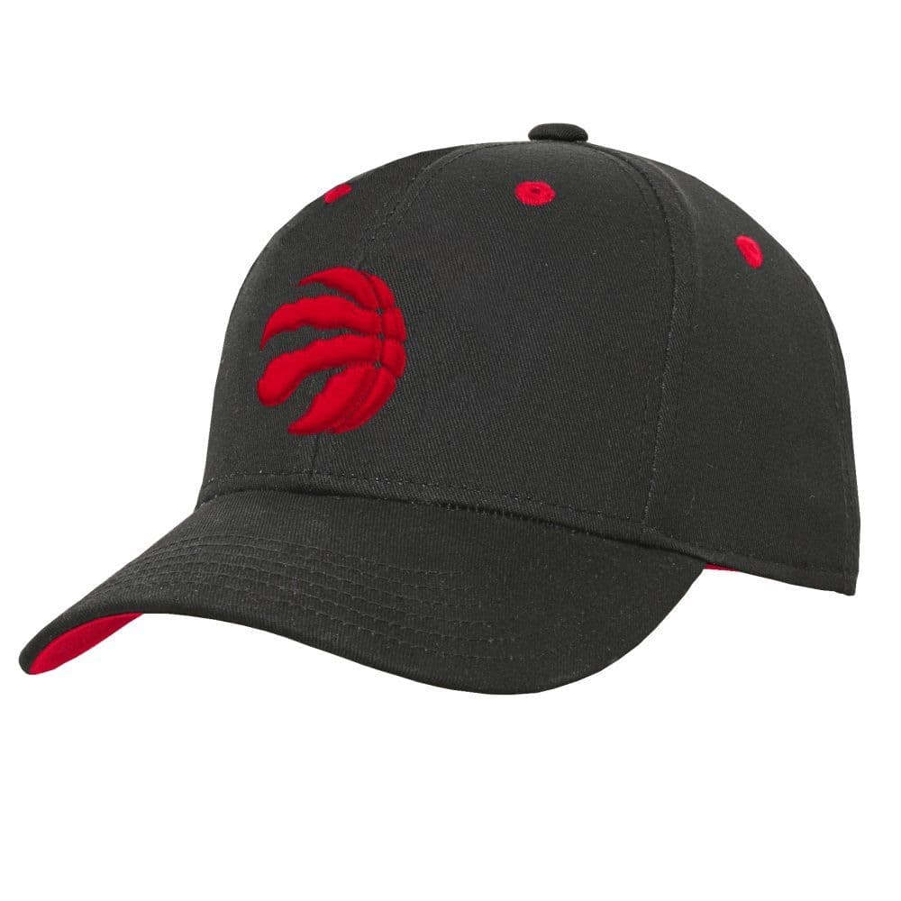 NBA Alt Basic Precurved Snapback Hat, Cotton, Black