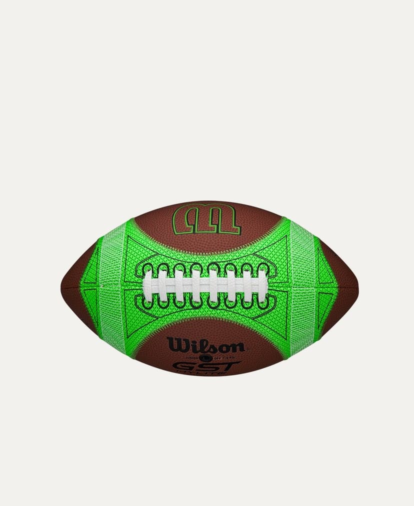 Wilson GST Hylite Speedskin Junior Kids' Football, Composite, Brown
